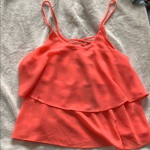 NWT Coral flowy tank